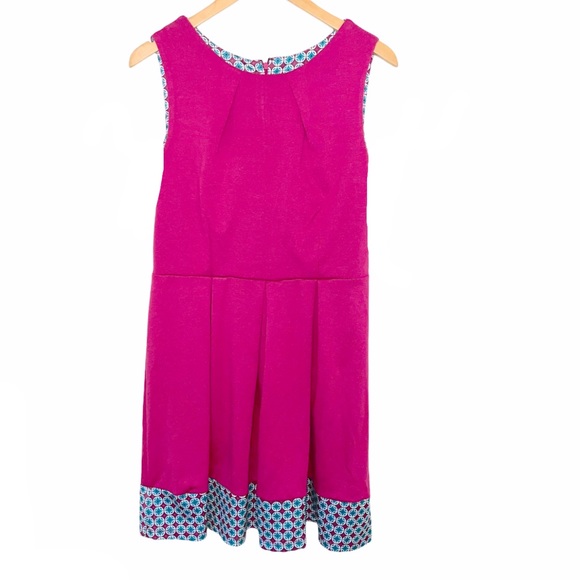 Kit and Sky Magenta Fit and Flare Dress - Picture 1 of 2